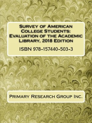 cover image of Evaluation of the Academic Library